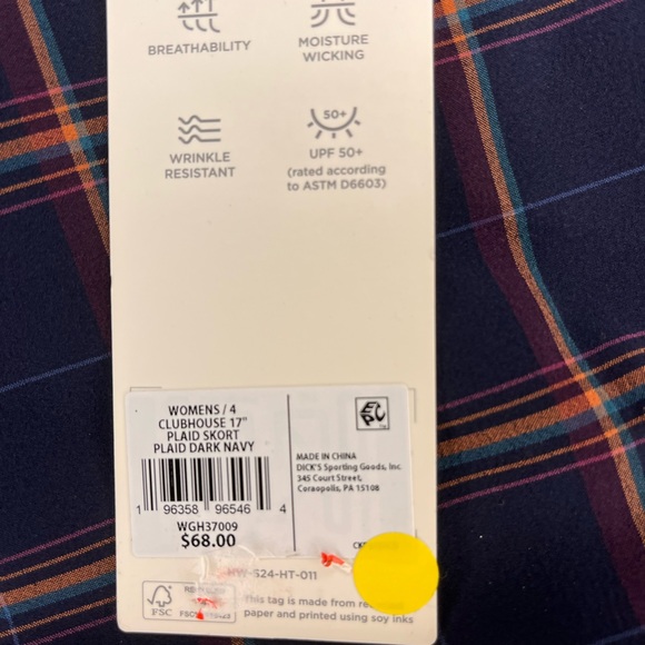 Walter Hagen Multicolor Plaid Skirt - Picture 3 of 5